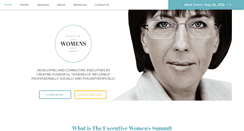 Desktop Screenshot of executivewomenssummit.com
