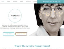Tablet Screenshot of executivewomenssummit.com